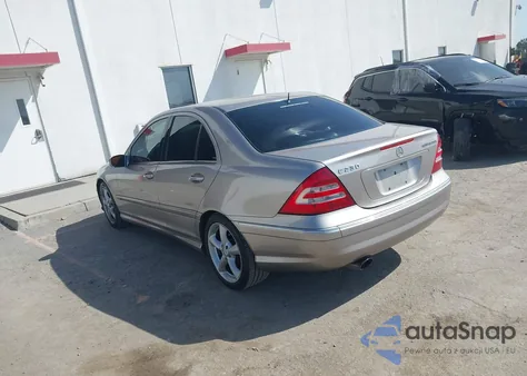 2005 Mercedes-Benz C 230 Kompressor Sport from USA, damaged, VIN WDBRF40JX5F698688